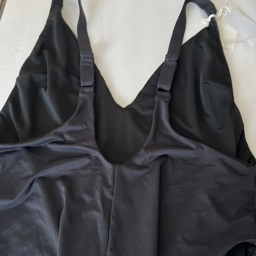 GOOD American Lounge One Piece Black Swimsuit Size 3XL - Picture 7 of 10